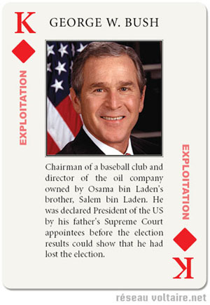 The 52 Most Dangerous American Dignitaries: the Bush Regime Card Deck